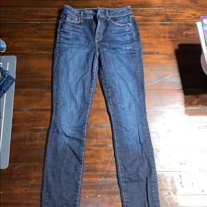 Aritzia dark wash skinny jeans